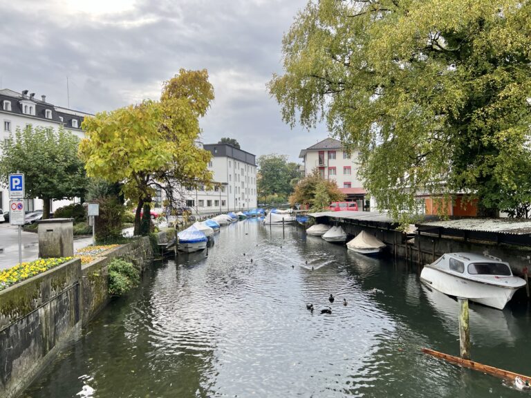 Viele Bäche in Brunnen