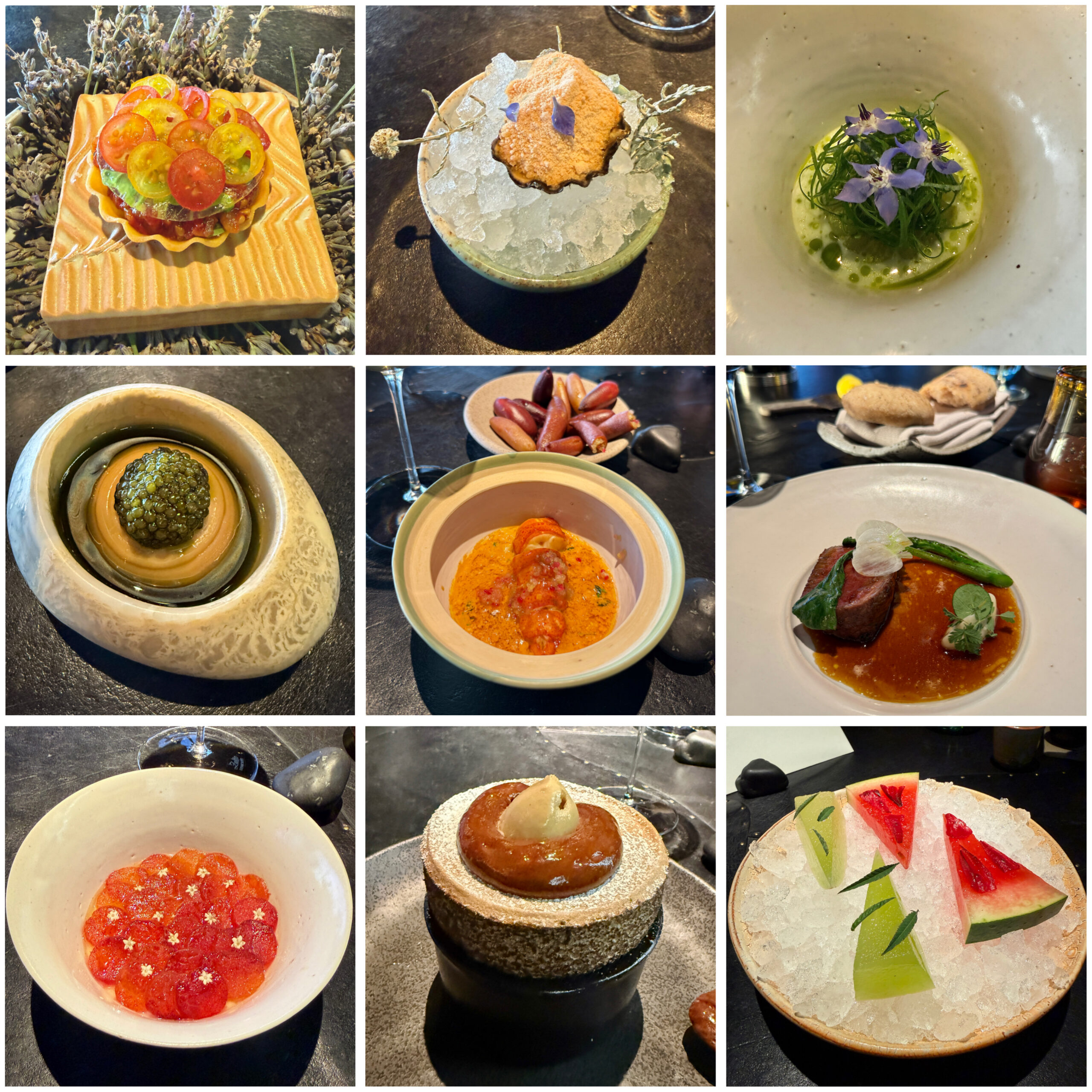 Tasting Menu by Hugh Allen