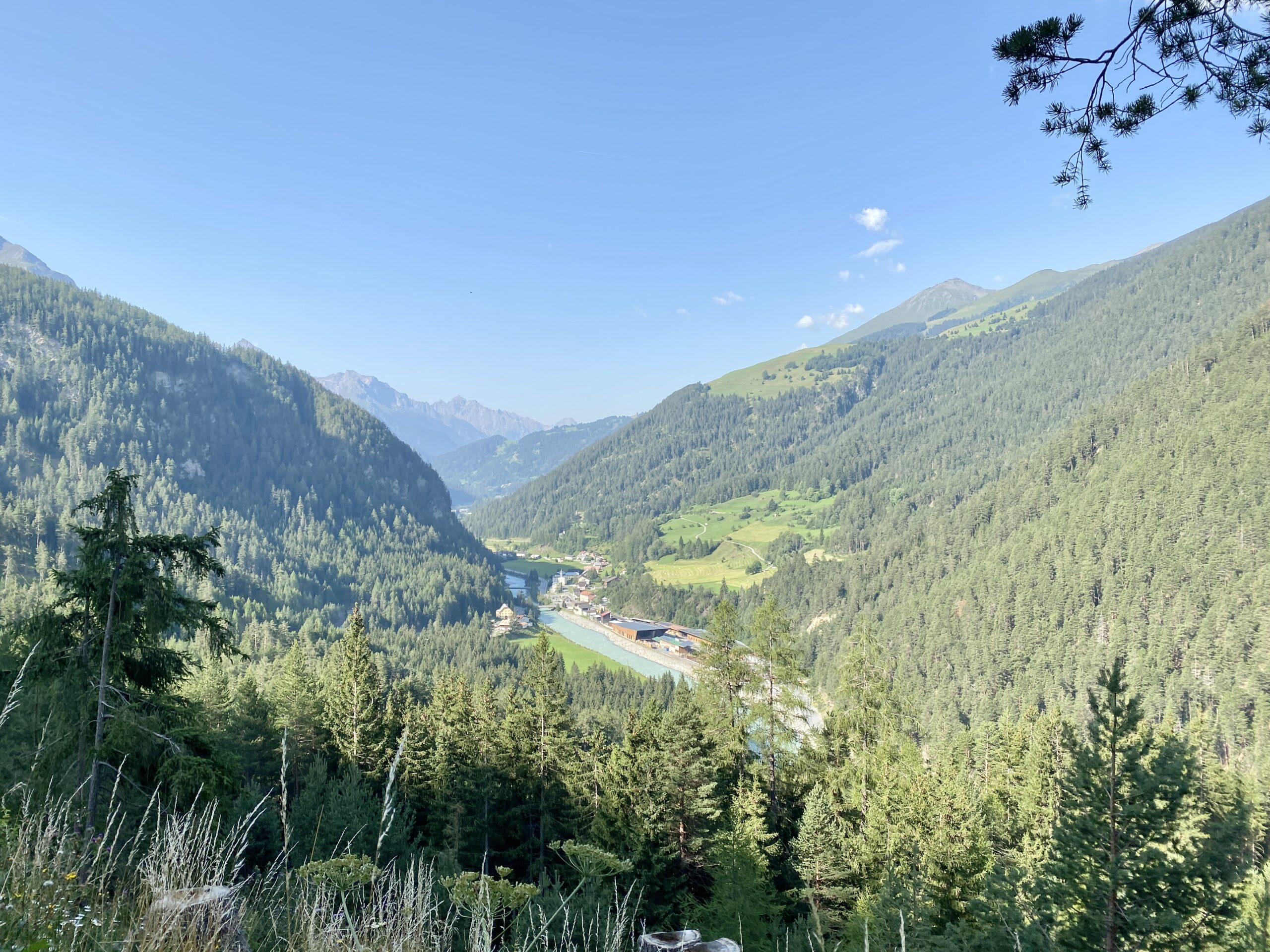 Blick ins Engadin