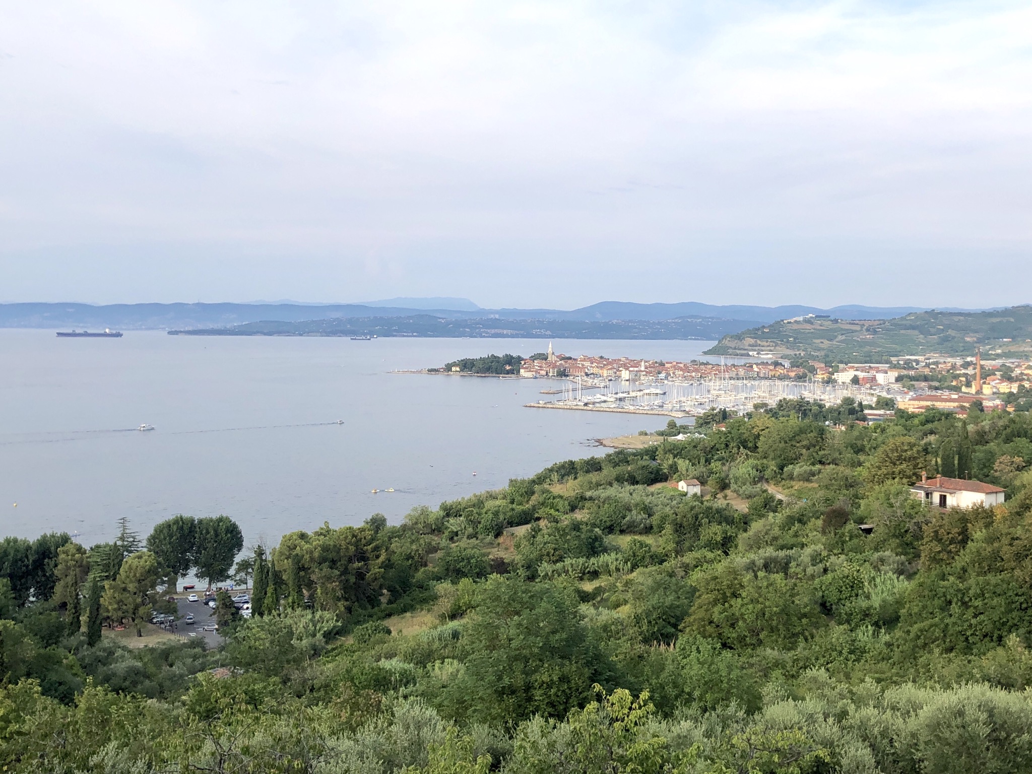 Blick auf Izola