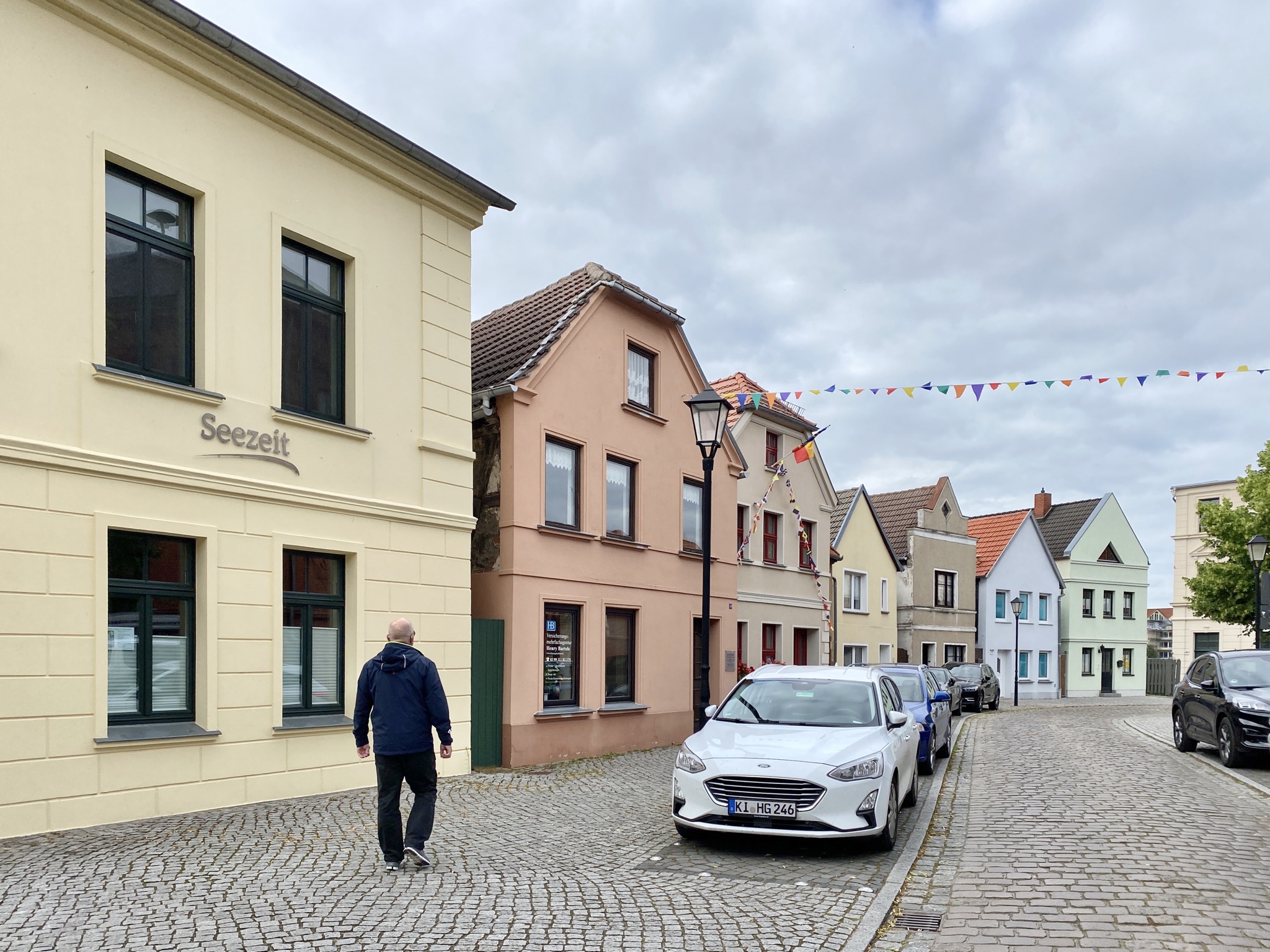 Spaziergang über die Insel