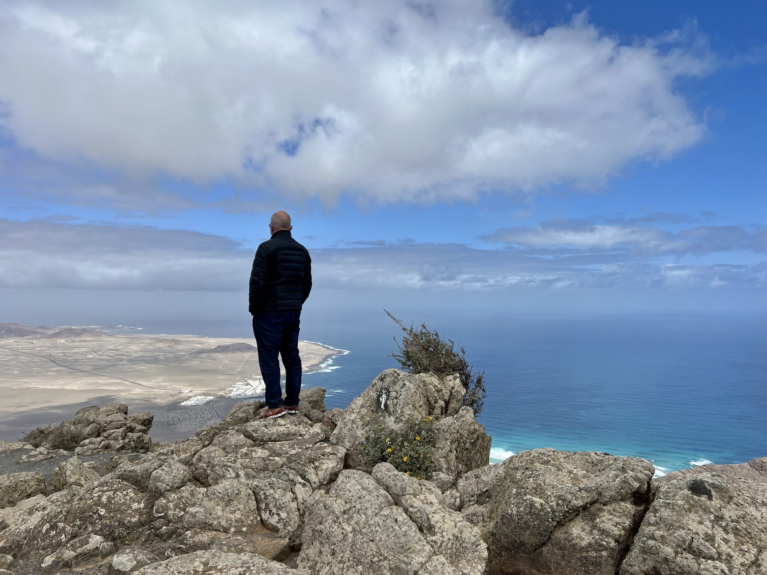 Blick zur Playa de Famara
