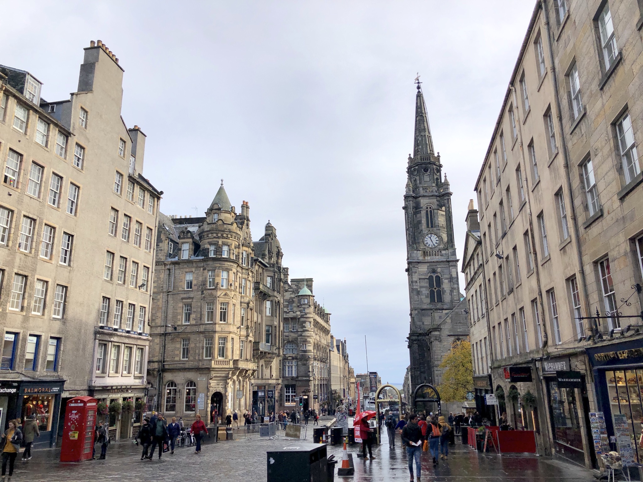 Royal Mile mit Tron Kirk