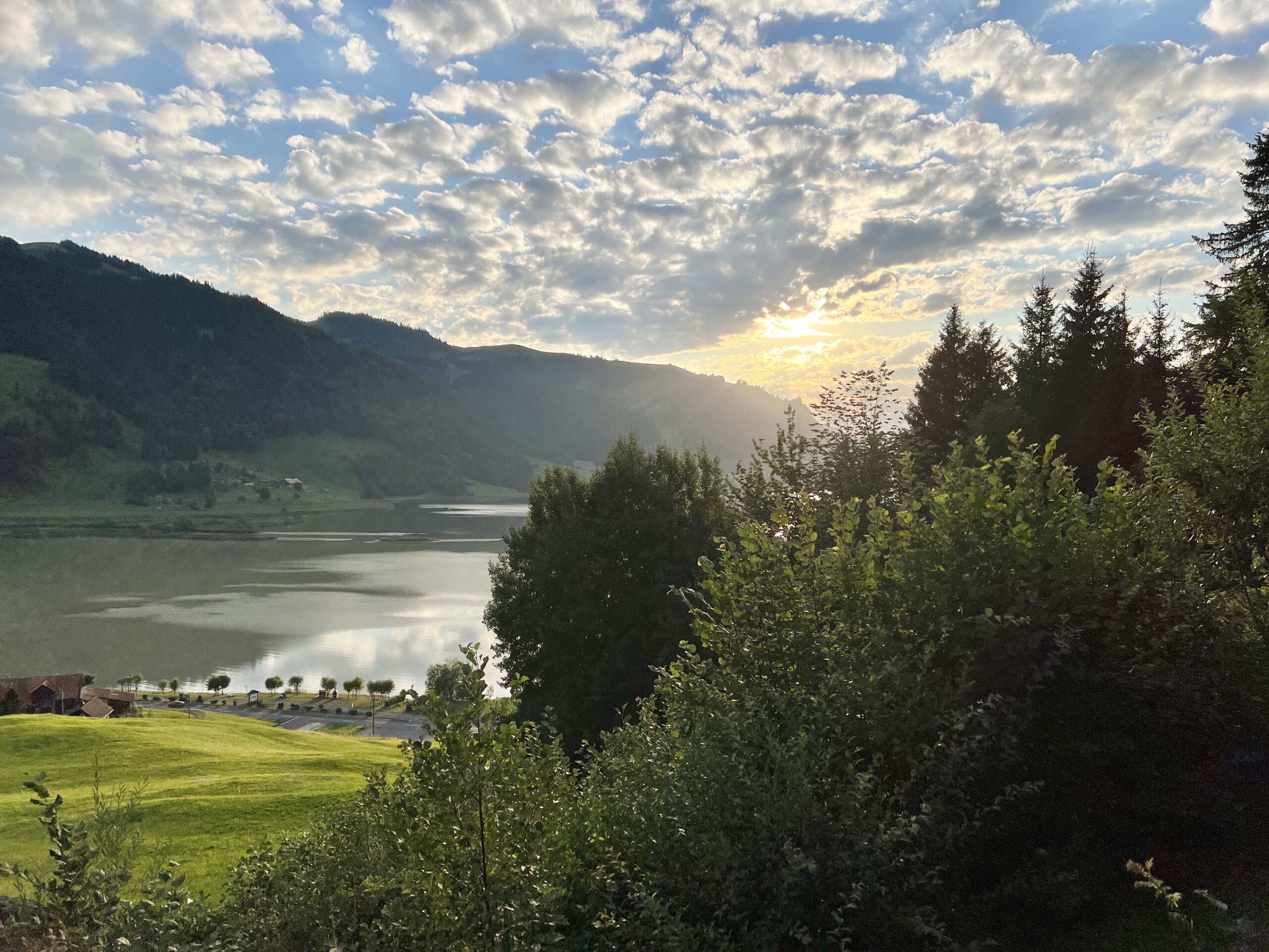 Abend am Sihlsee