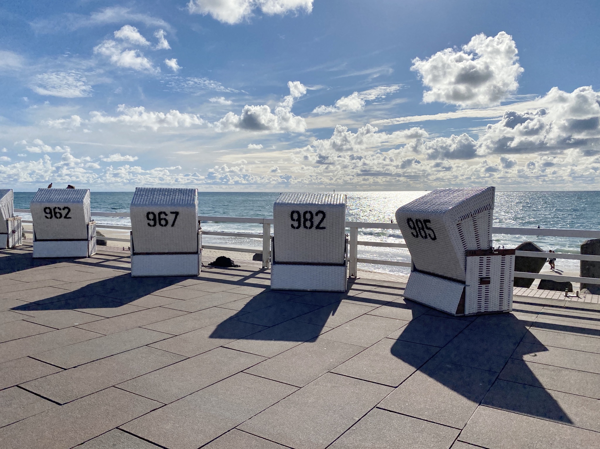 Abend auf der Promenade in Westerland