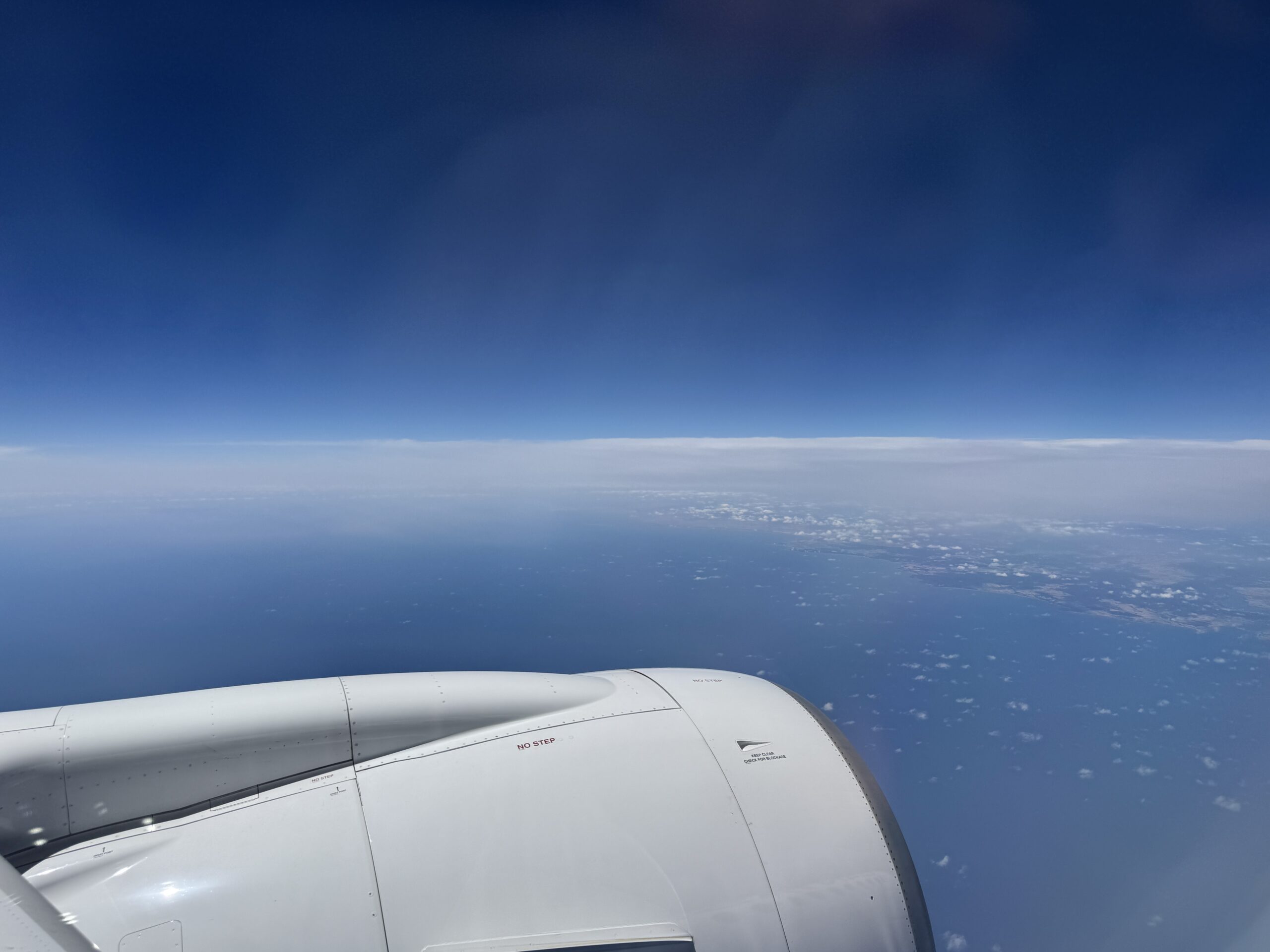 First glimpse of Tasmania