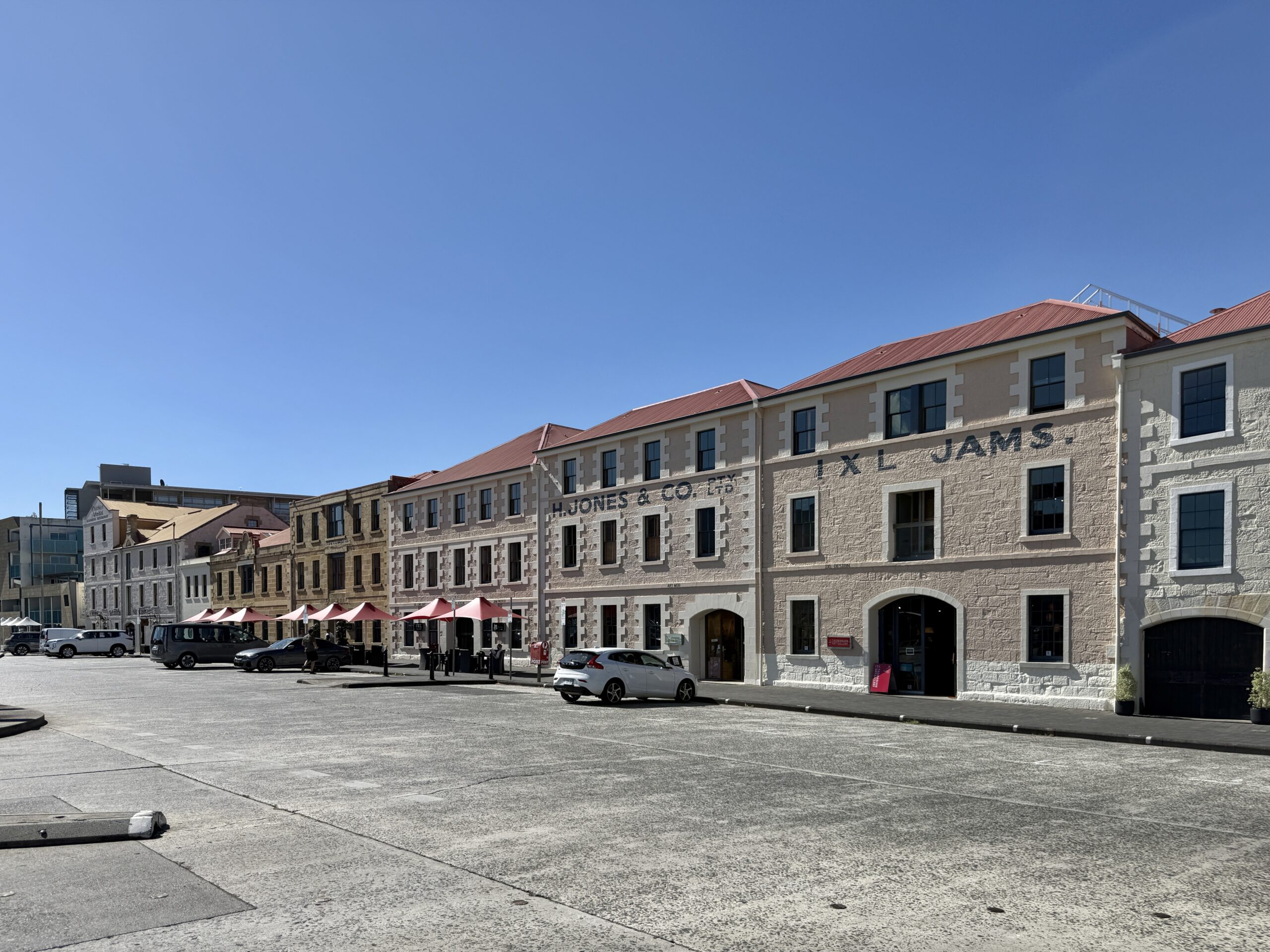 Alte Lagerhäuser an der Hunter Street