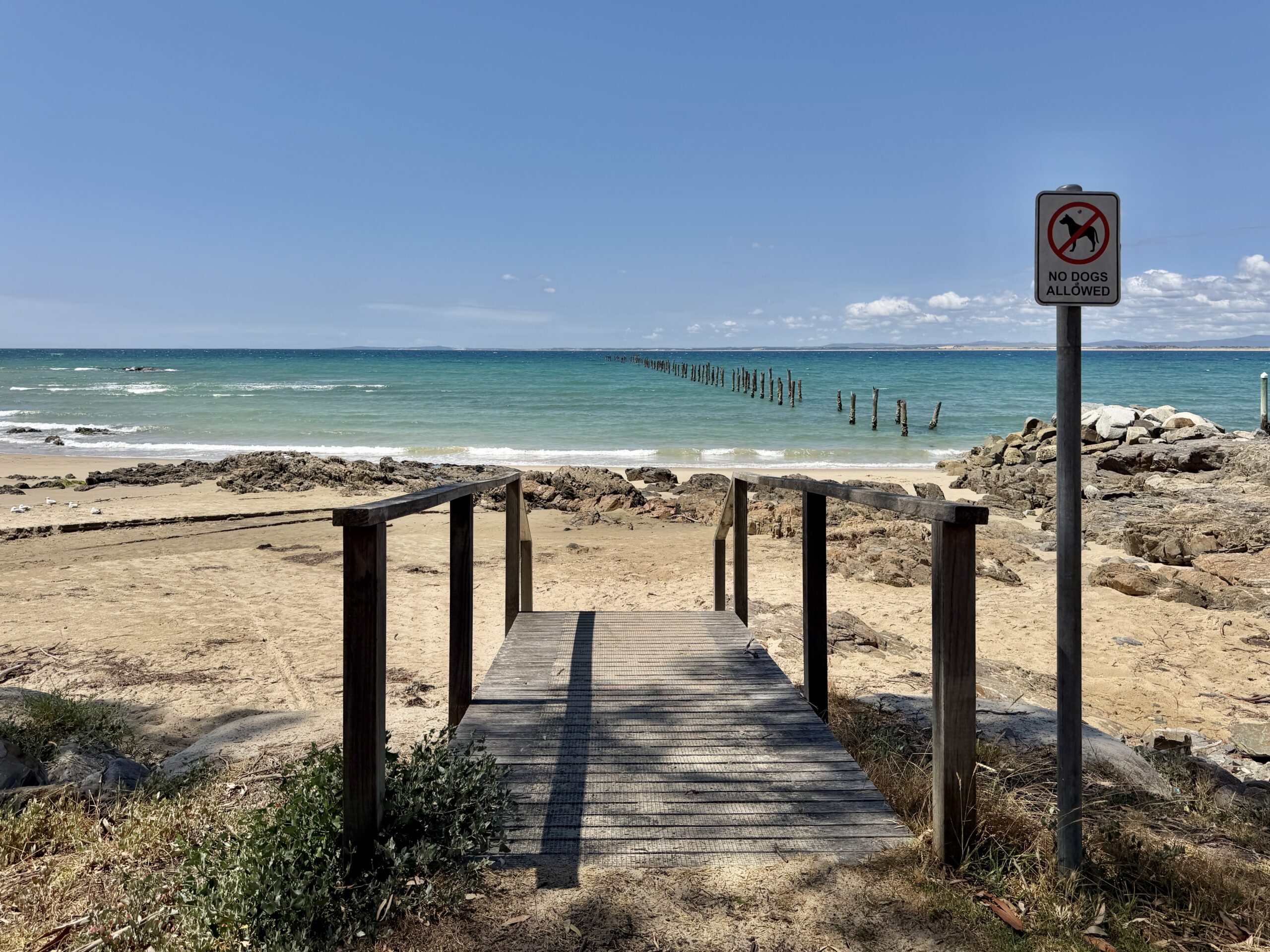 An der Croquet Lawn Beach