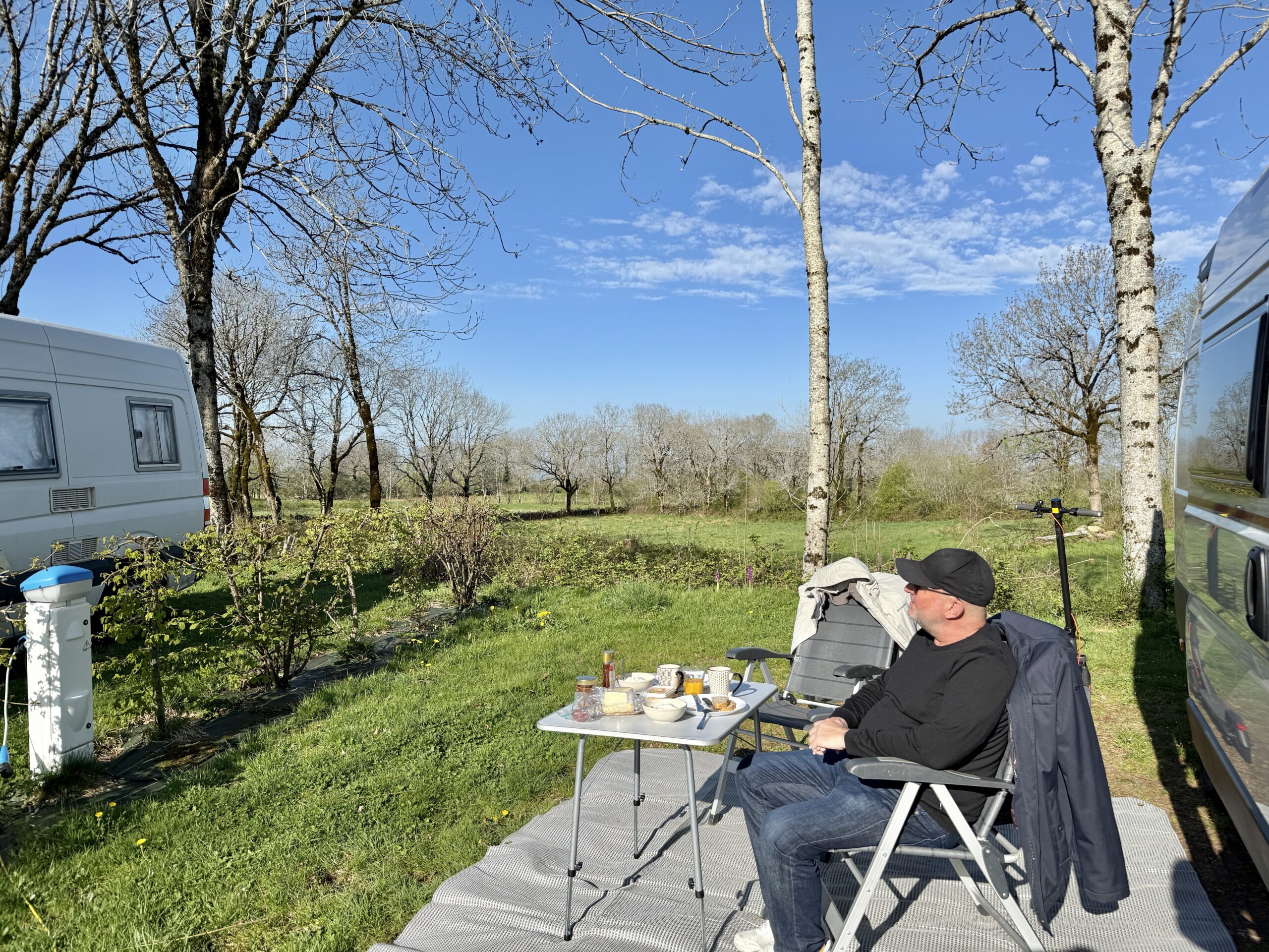Frühstück im Grünen